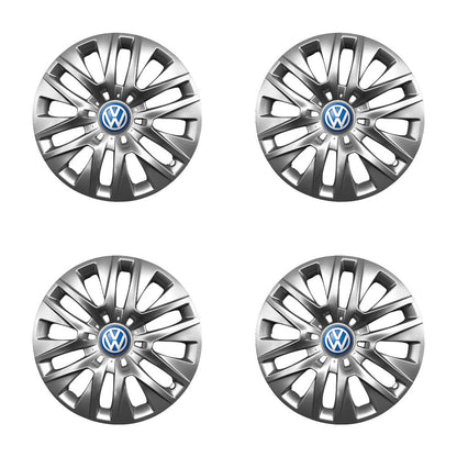 Set 4 capace roti 16 inchi (R16) compatibile gama Volkswagen model - 429, Sigla Albastra