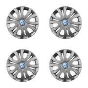 Set 4 capace roti potrivite jantelor de 15 inch compatibile gama VOLKSWAGEN model - 330, Sigla Albastra