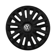 Set 4 capace roti potrivite jantelor de 16 inch compatibile Volkswagen, Model - 412 Black