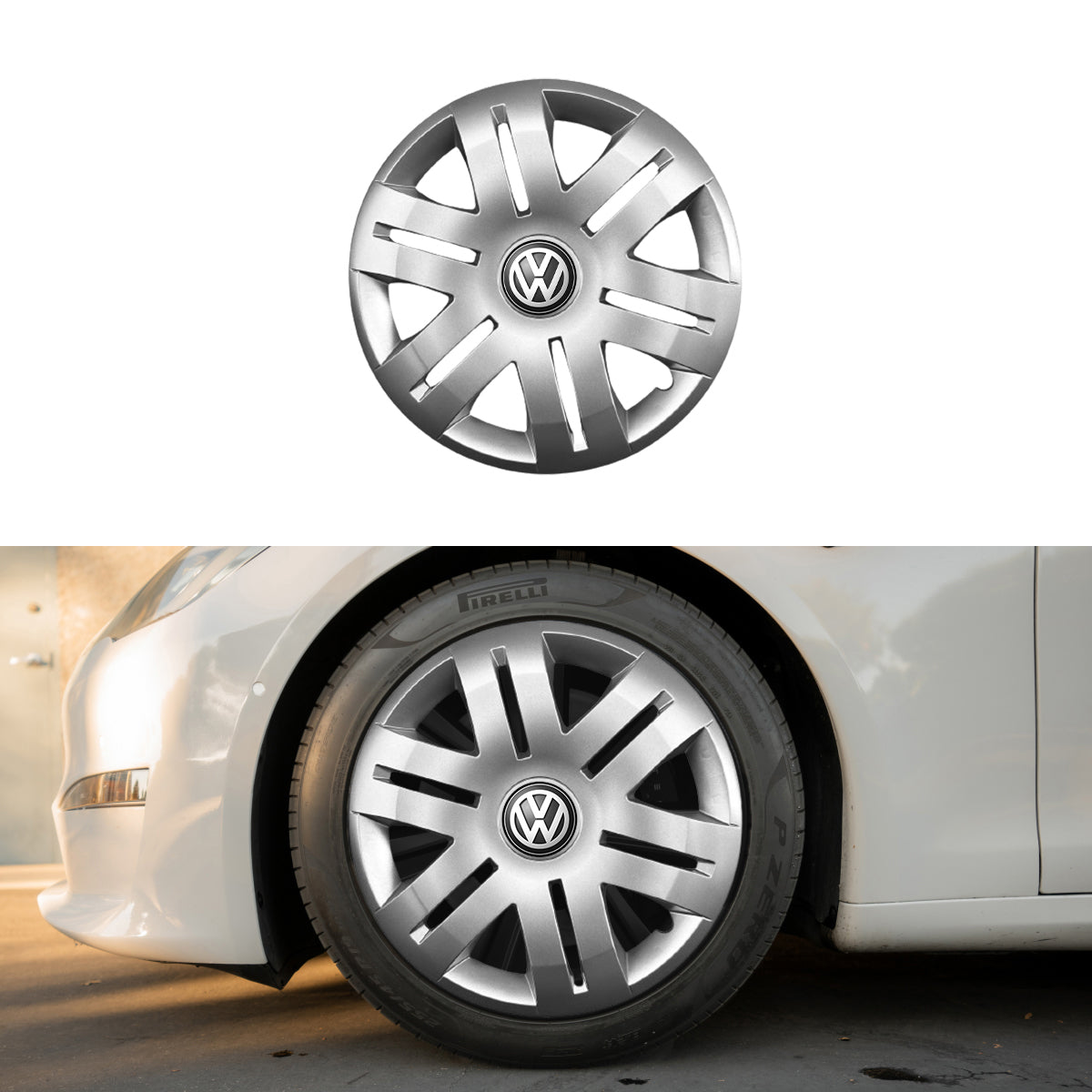 Set 4 capace roti 16 inchi (R16) compatibile gama Volkswagen model - 406