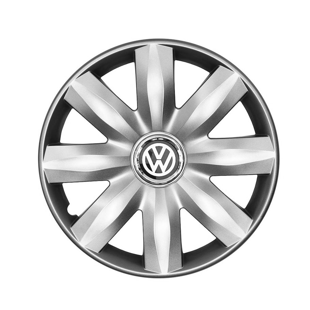 Set 4 capace roti potrivite jantelor de 14 inch compatibile VW Volkswagen Golf 4, 5, 6, 7, Passat B5, B6, B7, B8, Jeta, Polo, Sharan, Tiguan, Touran, Touareg, Caddy, Bora, - Model 221
