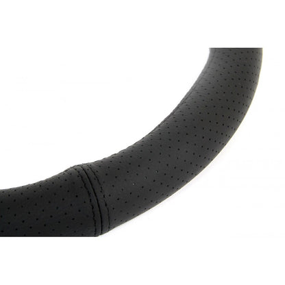 Husă volan, piele naturală, M, 37-39, matlasata